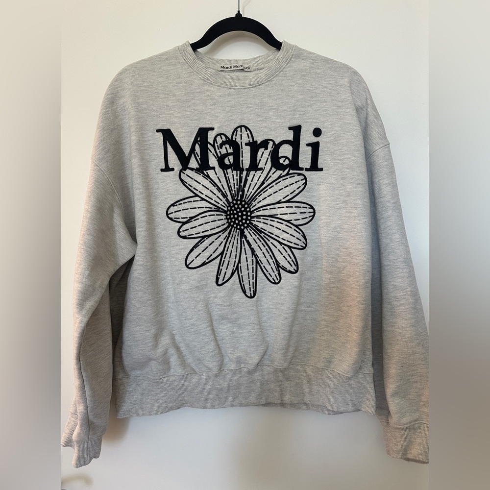Mardi Mercredi Gray Sweatshirt